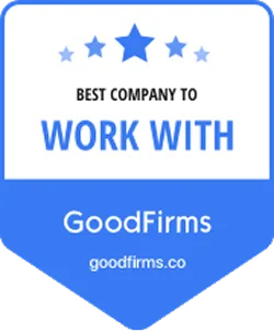 GoodFirms Best Company to Work With badge