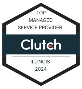 Clutch Top Managed Service Provider badge